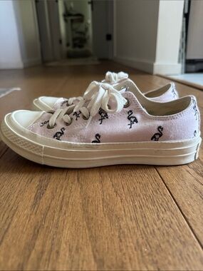 Light Pink Flamingo Converse Chuck Taylor all star low top Size 4M/6W